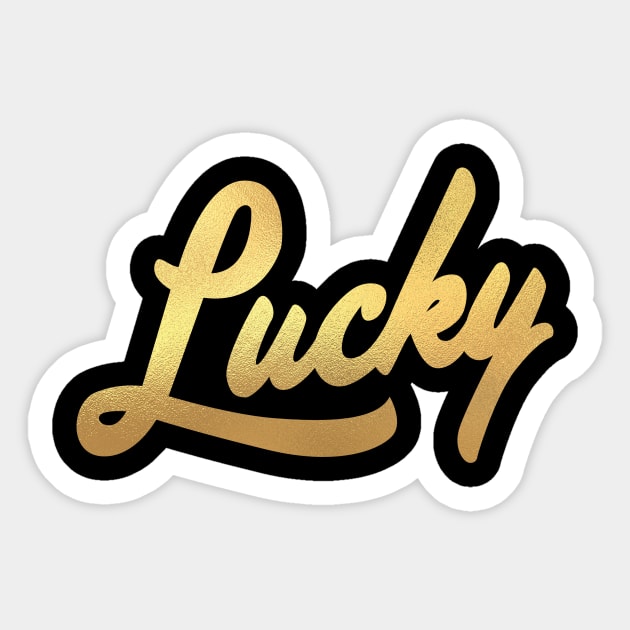 Lucky Sticker by janvimar